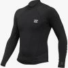 Billabong 2mm Absolute Long Sleeve Wetsuit Jacket BLACK -billabong shop abyw800112 billabongv blk frt1