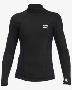 Billabong 1mm Absolute Poly Lite Wetsuit Jacket BLACK 10 Billabong 1mm Absolute Poly Lite Wetsuit Jacket BLACK -billabong shop abyw800113 billabongv blk sd2