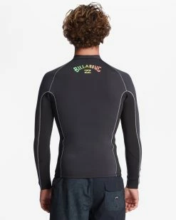 Billabong 2mm Absolute Interchange Wetsuit Jacket BLACK FADE (bcf) -billabong shop abyw800117 billabongw bcf bck1