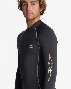 Billabong 2mm Absolute Interchange Wetsuit Jacket BLACK FADE (bcf) -billabong shop abyw800117 billabongw bcf dtl1