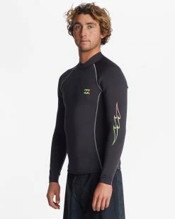 Billabong 2mm Absolute Interchange Wetsuit Jacket BLACK FADE (bcf)