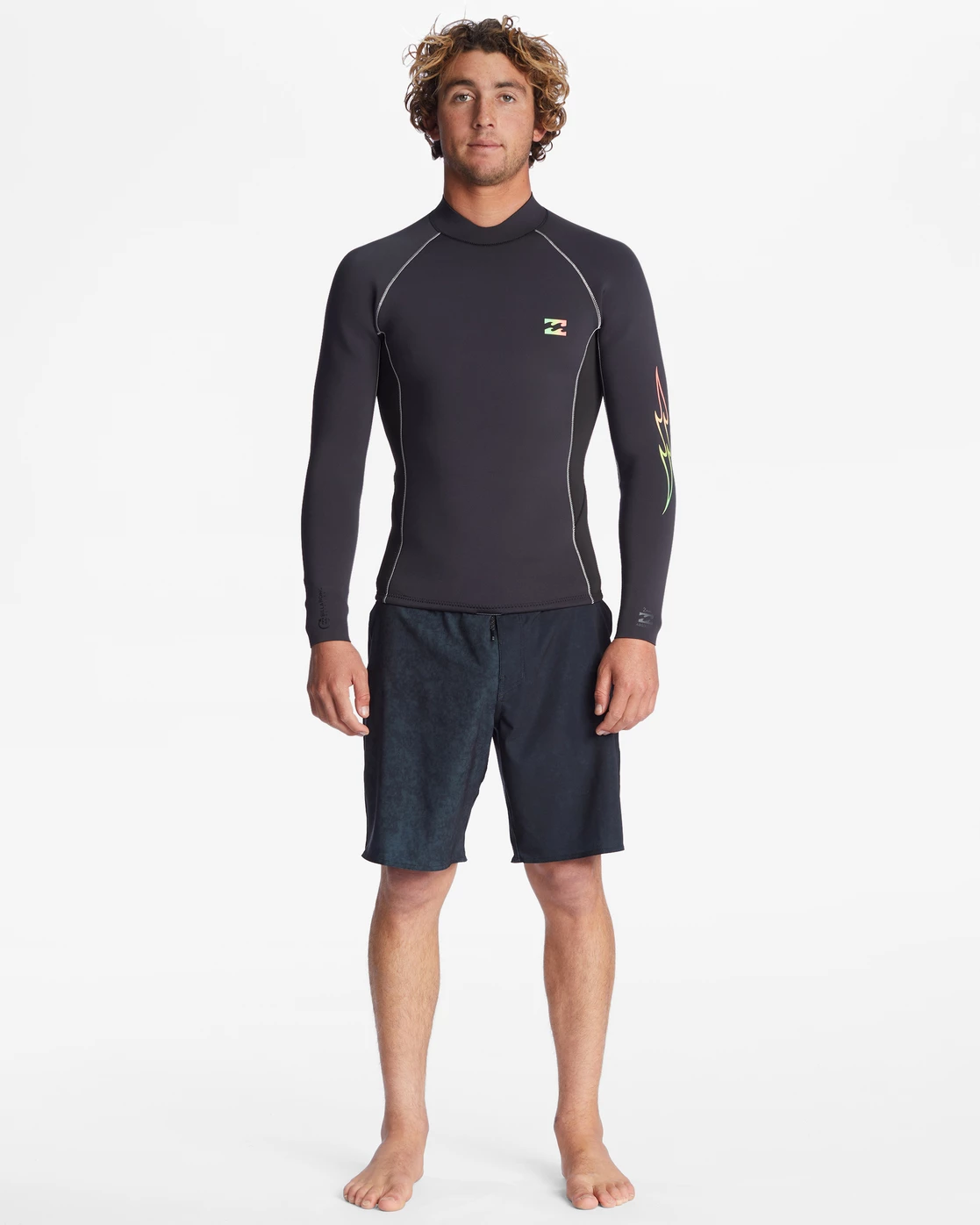 Billabong 2mm Absolute Interchange Wetsuit Jacket BLACK FADE (bcf) 8 Billabong 2mm Absolute Interchange Wetsuit Jacket BLACK FADE (bcf) - Image 6
