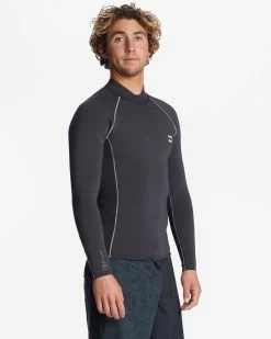 Billabong 2mm Absolute Interchange Wetsuit Jacket BLACK FADE (bcf) -billabong shop abyw800117 billabongw bcf sd3