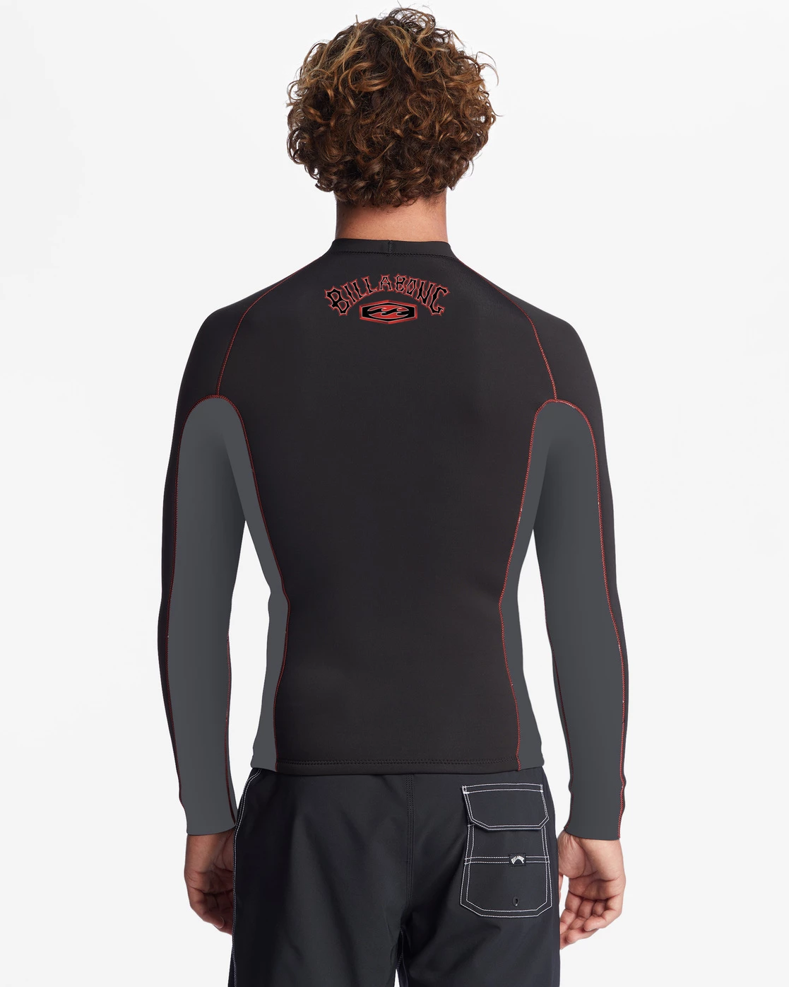 Billabong 1/1mm Absolute Wetsuit Jacket BLACK/GREY (bgy) 4 Billabong 1/1mm Absolute Wetsuit Jacket BLACK/GREY (bgy) - Image 2
