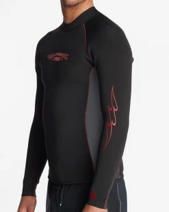 Billabong 1/1mm Absolute Wetsuit Jacket BLACK/GREY (bgy) 10 Billabong 1/1mm Absolute Wetsuit Jacket BLACK/GREY (bgy) -billabong shop abyw800118 billabongw bgy dtl1