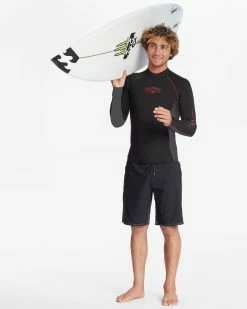 Billabong 1/1mm Absolute Wetsuit Jacket BLACK/GREY (bgy) 11 Billabong 1/1mm Absolute Wetsuit Jacket BLACK/GREY (bgy) -billabong shop abyw800118 billabongw bgy dtl2