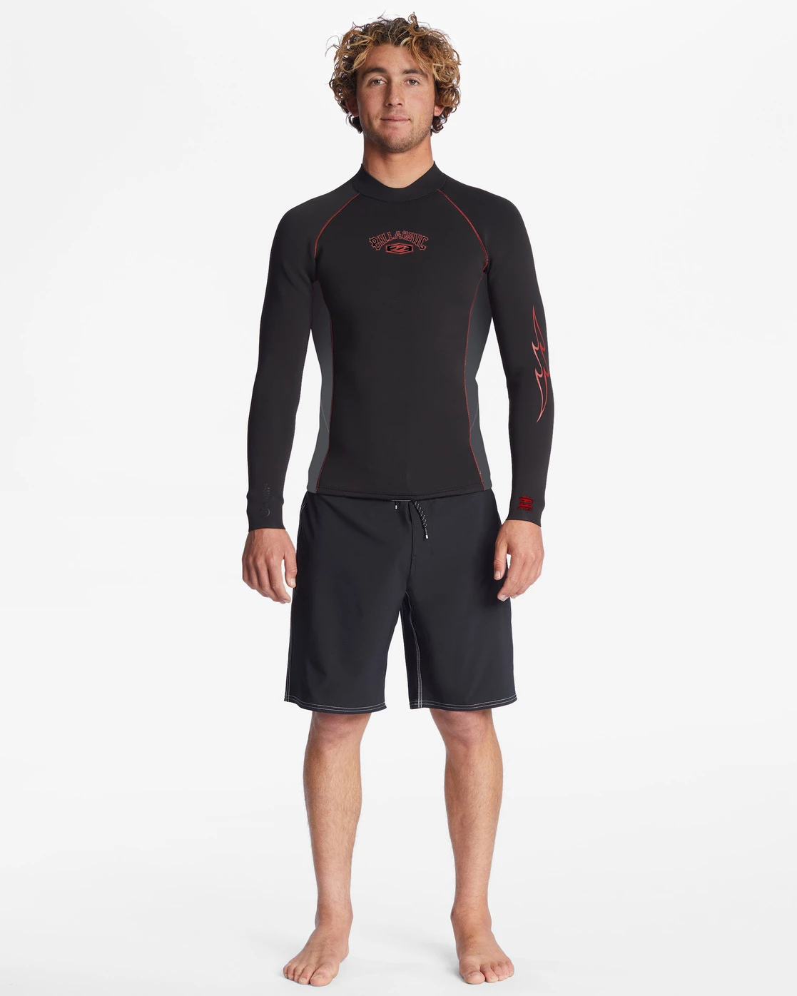 Billabong 1/1mm Absolute Wetsuit Jacket BLACK/GREY (bgy) 7 Billabong 1/1mm Absolute Wetsuit Jacket BLACK/GREY (bgy) - Image 5