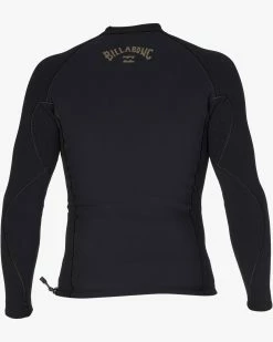 Billabong 1mm Revolution Natural Wetsuit Jacket BLACK -billabong shop abyw800119 billabongv blk bck1