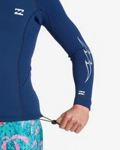 Billabong 1/1mm Revolution Wetsuit Jacket DARK ROYAL (dar) 12 Billabong 1/1mm Revolution Wetsuit Jacket DARK ROYAL (dar) -billabong shop abyw800121 billabongw dar dtl1