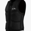 Billabong Anarchy Wake Vest BLACK -billabong shop abywp00104 billabongv blk frt1