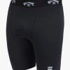 Billabong All Day Compression Surf Shorts BLACK -billabong shop abyws00126 billabongv blk frt1