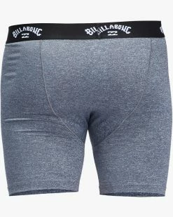 Billabong All Day Compression Surf Shorts DARK GREY HEATHER (dgr) -billabong shop abyws00126 billabongv dgr bck1