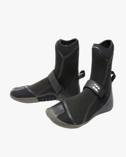 Billabong 5mm Furnace Hidden Split Toe Wetsuit Boots BLACK 12 Billabong 5mm Furnace Hidden Split Toe Wetsuit Boots BLACK -billabong shop abyww00101 billabongv blk frt1 1