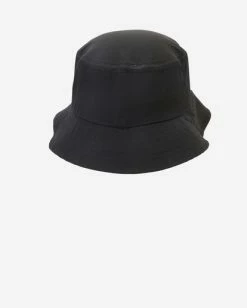 Billabong Surf Wetsuit Bucket Hat ANTIQUE BLACK (aqk) -billabong shop abyww00135 billabongm aqk bck1 1