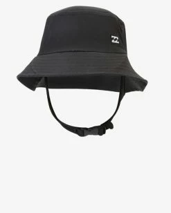 Billabong Surf Wetsuit Bucket Hat ANTIQUE BLACK (aqk) -billabong shop abyww00135 billabongm aqk frt1 1