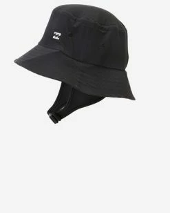 Billabong Surf Wetsuit Bucket Hat ANTIQUE BLACK (aqk) -billabong shop abyww00135 billabongm aqk sd1 1