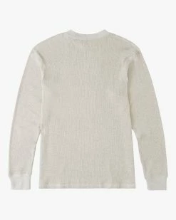 Billabong Essential Long Sleeve Thermal LIGHT GREY HEATHER (lgh) -billabong shop m9173bes billabongf lgh bck1