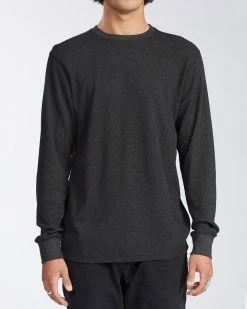 Billabong Essential Long Sleeve Thermal BLACK HEATHER (bkh)