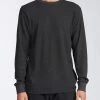 Billabong Essential Long Sleeve Thermal BLACK HEATHER (bkh) -billabong shop m9173bes billabongm bkh frt1