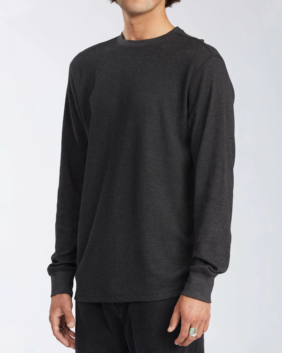 Billabong Essential Long Sleeve Thermal BLACK HEATHER (bkh) 4 Billabong Essential Long Sleeve Thermal BLACK HEATHER (bkh) - Image 2