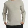 Billabong Essential Long Sleeve Thermal LIGHT GREY HEATHER (lgh) -billabong shop m9173bes billabongw lgh frt1 1