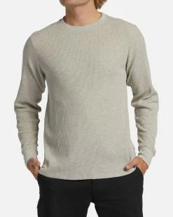 Billabong Essential Long Sleeve Thermal LIGHT GREY HEATHER (lgh)