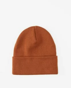 Billabong Stacked Beanie AMBER (amb) -billabong shop mabn3bst billabongp amb bck1 1