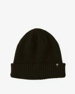 Billabong Arcade Beanie BLACK -billabong shop mabnqbar billabongp blk frt1 1