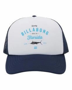 Billabong Fish On Florida Hat NAVY/WHITE (nvw) 12 Billabong Fish On Florida Hat NAVY/WHITE (nvw) -billabong shop mahw1bfr billabongp nvw frt1 1