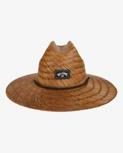 Billabong Tides Straw Lifeguard Hat BROWN (brn) 13 Billabong Tides Straw Lifeguard Hat BROWN (brn) -billabong shop mahw1bti billabongp brn frt1 1