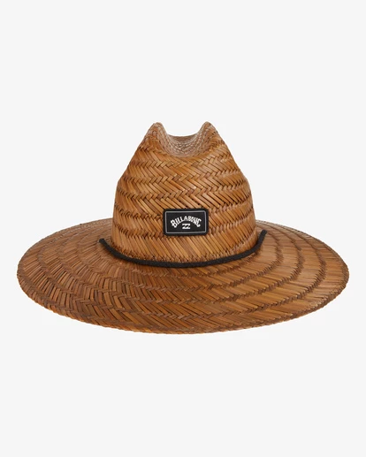 Billabong Tides Straw Lifeguard Hat BROWN (brn) 8 Billabong Tides Straw Lifeguard Hat BROWN (brn) - Image 6