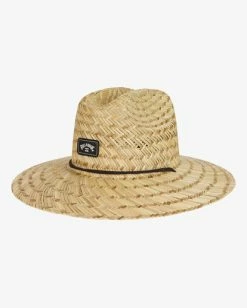 Billabong Tides Straw Lifeguard Hat NATURAL (nat) -billabong shop mahw1bti billabongp nat sd1 1