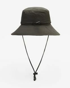 Billabong A/Div Big John Safari Hat BLACK -billabong shop mahw3bba billabongp blk bck1