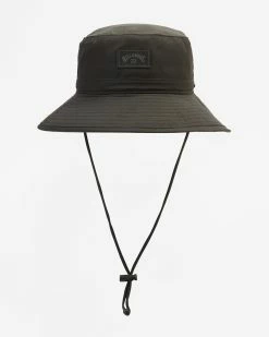 Billabong A/Div Big John Safari Hat BLACK -billabong shop mahw3bba billabongp blk frt2