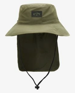 Billabong A/Div Big John Safari Hat DARK OLIVE (dko) -billabong shop mahw3bba billabongp dko frt1 1