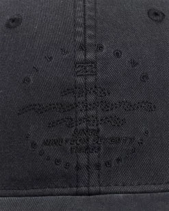 Billabong Wavy Davy Washed Flexfit Hat BLACK -billabong shop ubyha00109 billabongp blk dtl2