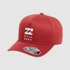 Billabong United Flexfit 110 Snapback Hat BRICK (brk)