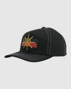 Billabong Otis Sunrise Snapback Hat BLACK -billabong shop ubyha00258 billabongp blk frt1