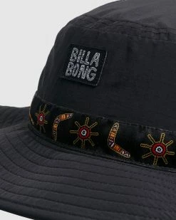 Billabong Otis Sunris Boonie Hat BLACK -billabong shop ubyha00259 billabongp blk dtl1